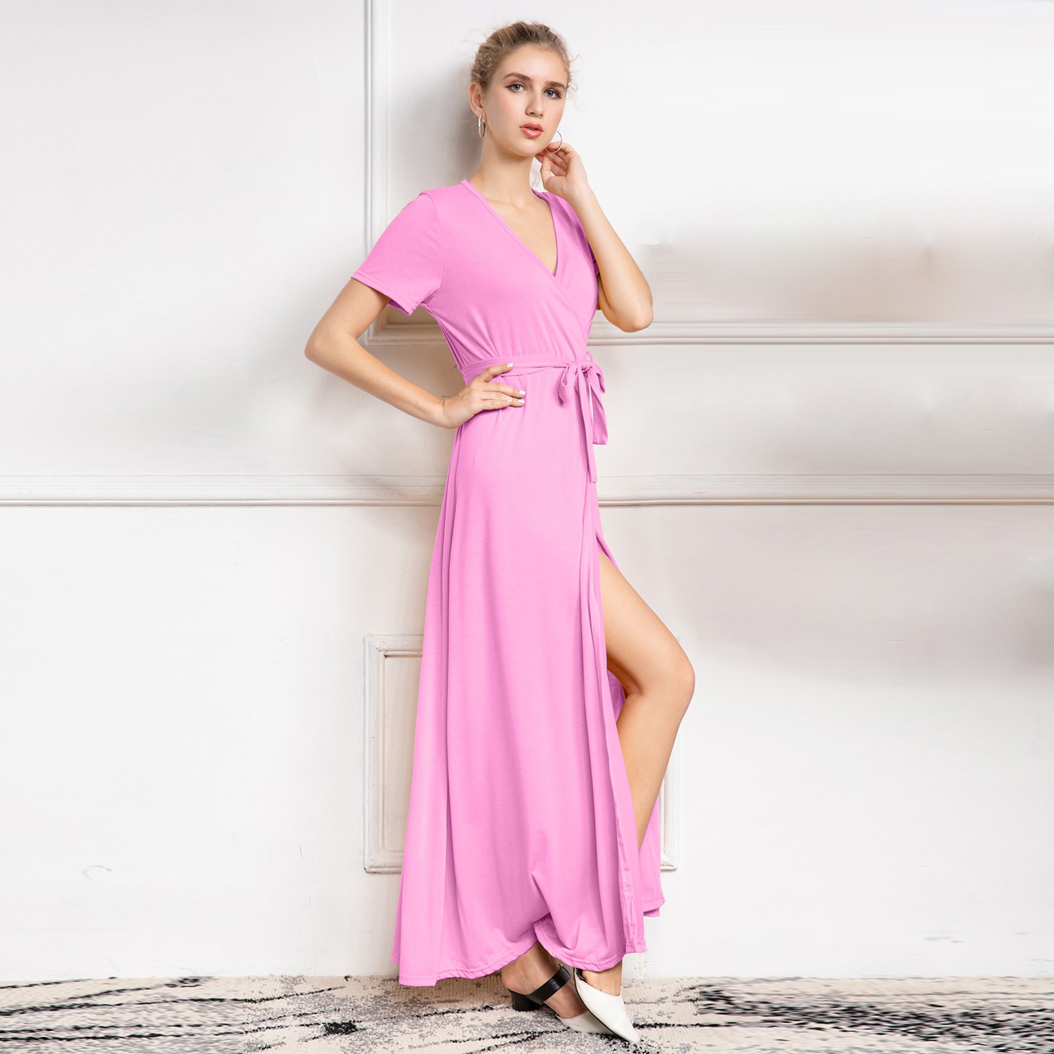 Women's pink Maxi Dress