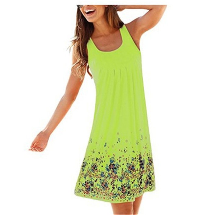 Women's Summer Sundress Loose Sleeveless Dress