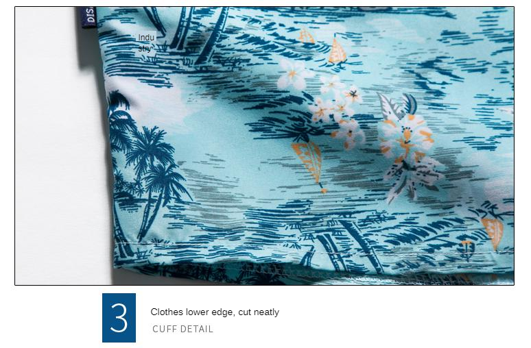 Exquisite details in this Men's Quick-Drying short sleeve Hawaiian Summer shirt