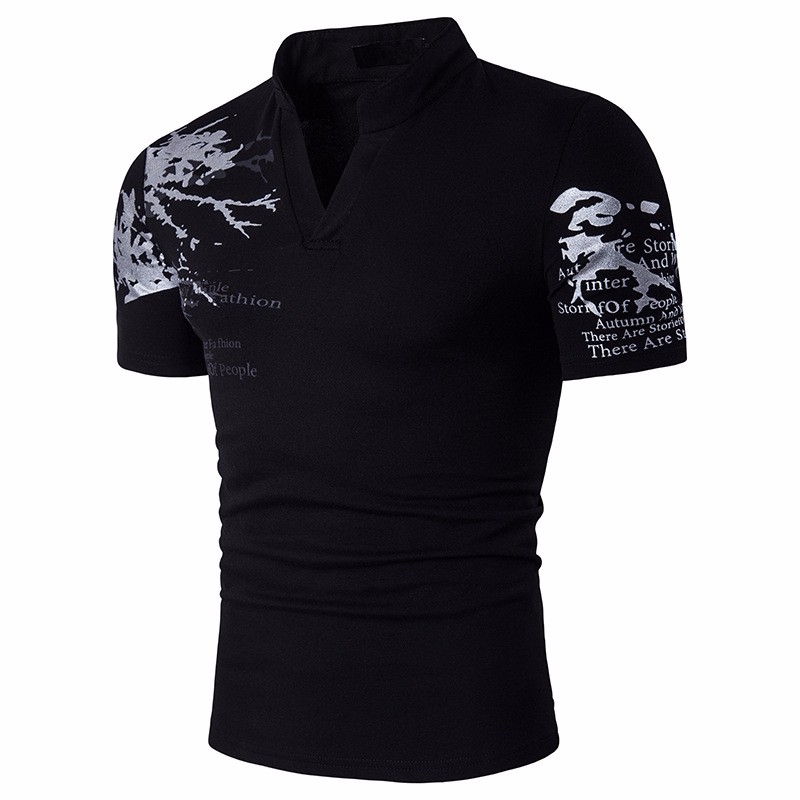 Men's Henley T-Shirt black