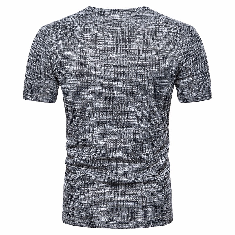 Men's V-Neck T-Shirt One flow back Men's Short Sleeve V-Neck T Shirt