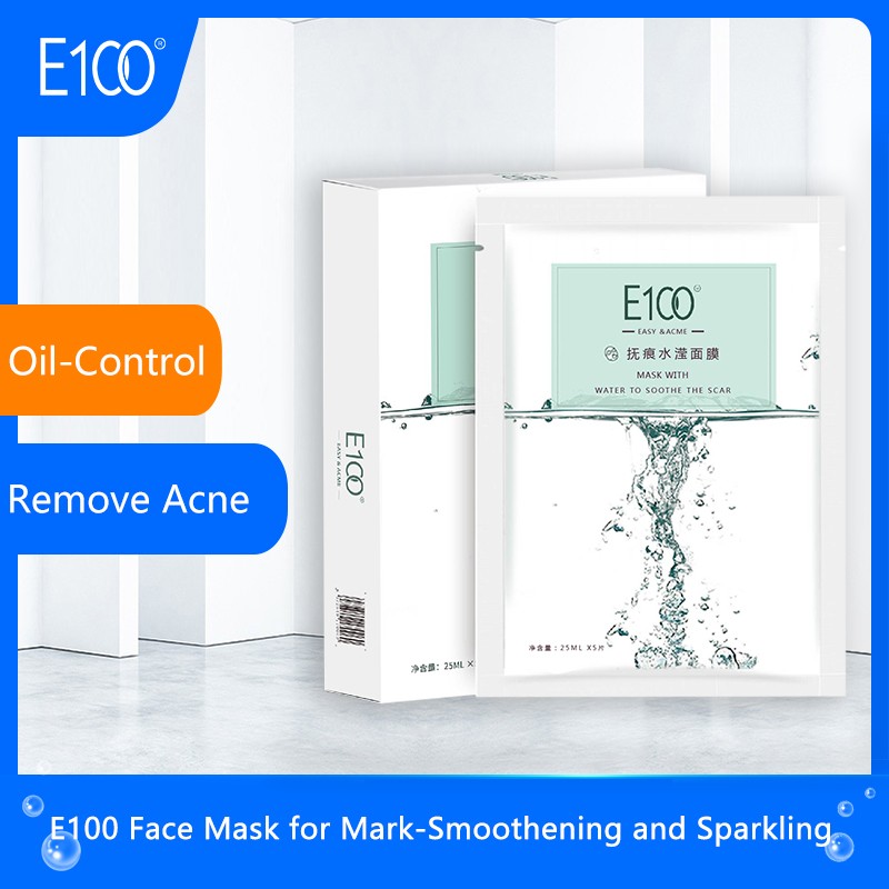 E100 Mask Clear Acne Medical Beauty Mask  Eliminate Acne Mark Sensitive Men and Women Acne Repair