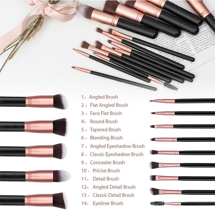 14 Piece set Makeup Brush for women