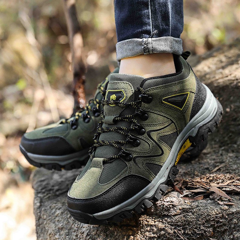 Men's new outdoor waterproof mountaineering shoes