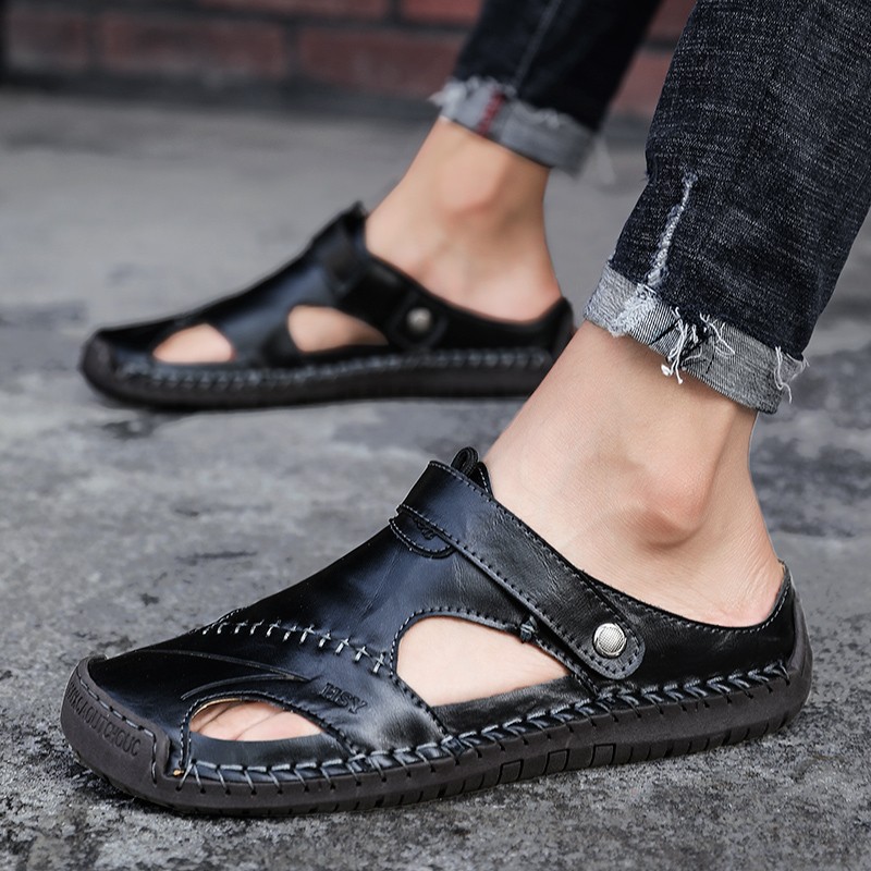 Men's beach sandals Black