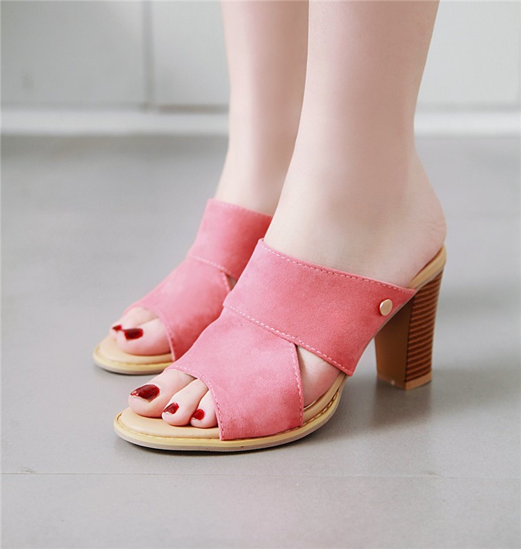 Women's high-heeled Sandals Pink