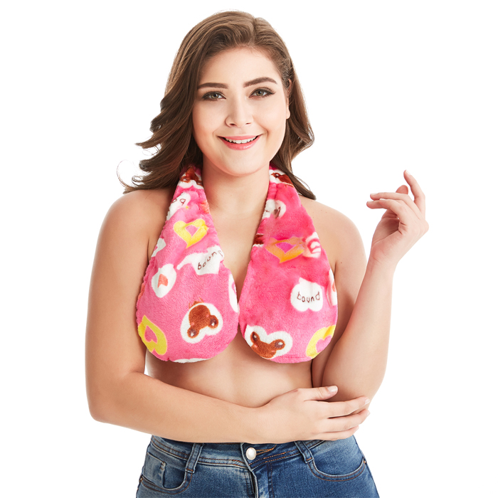 Towel bra comfortable sexy back tube top big breast towel bra