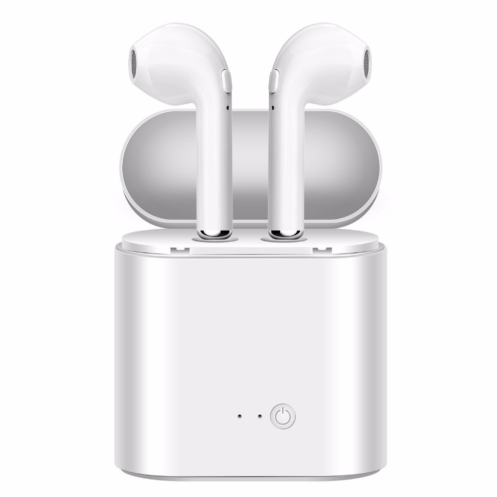Wireless headphones White Rechargable