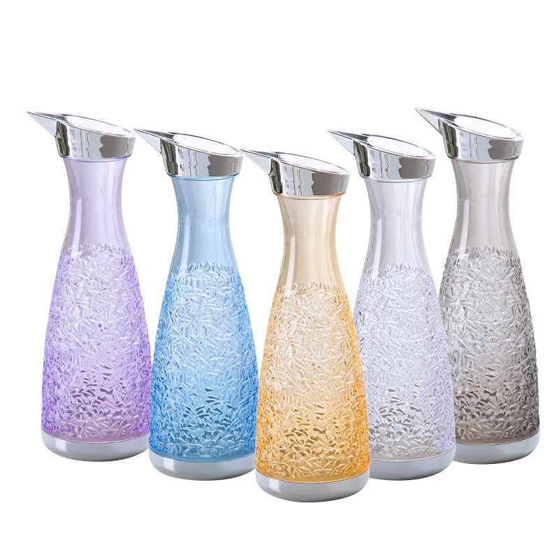 亚克力扎壶冷水壶PC果汁壶酒吧KTV 茶壶凉水壶加厚餐厅家用泡水壶塑料杯