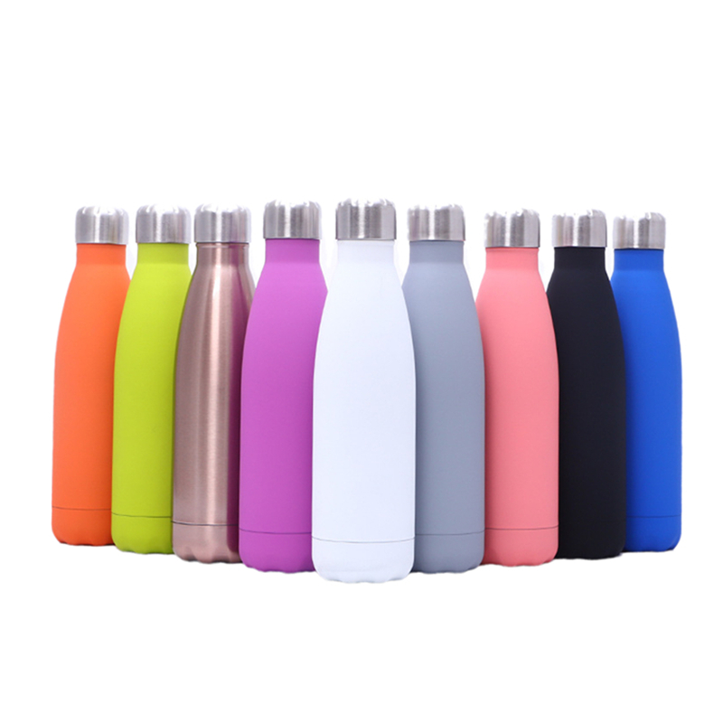 Multi-color outdoor water bottle multi-layer stainless steel vacuum flask
