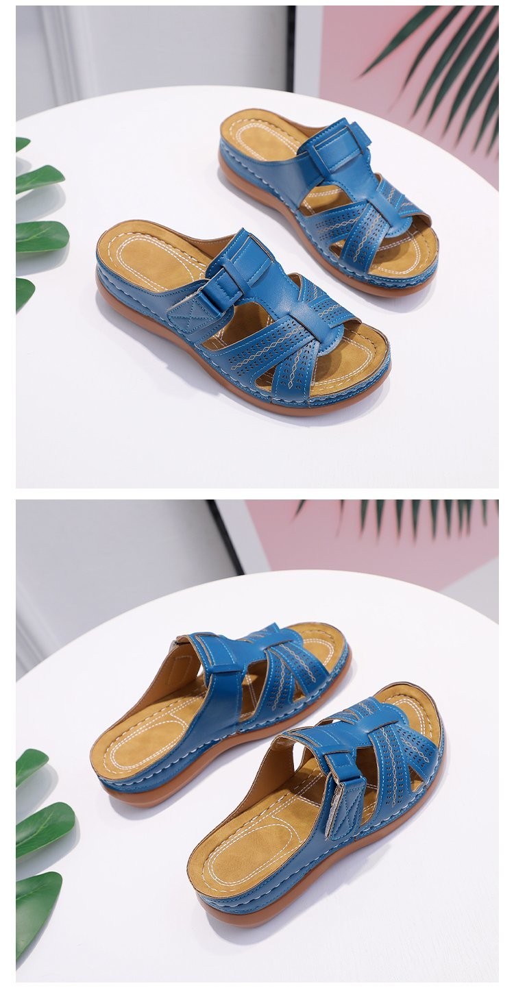 Women’s Retro Sandals Blue