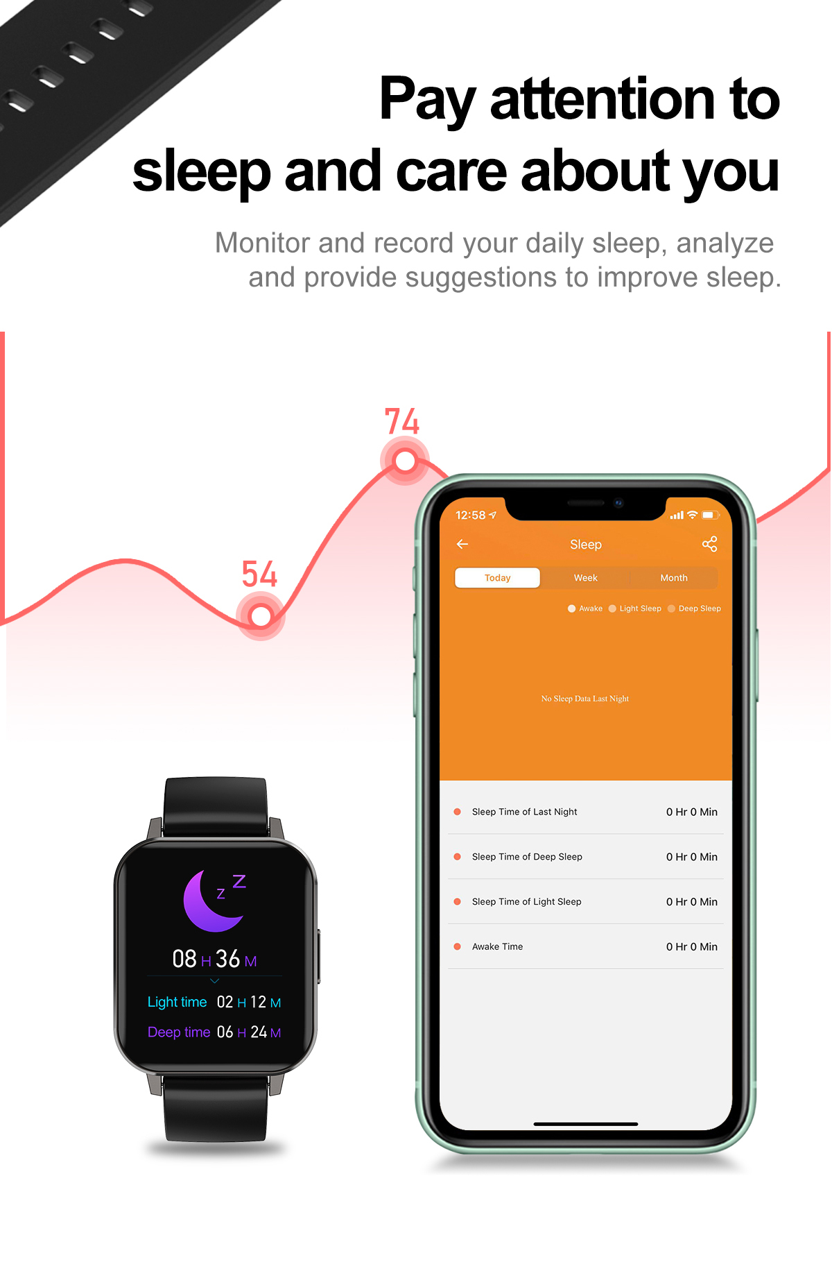 Smart watch that will track Exercise pedometer, calories, distance, exercise mode (walking, running, hiking, badminton, basketball)