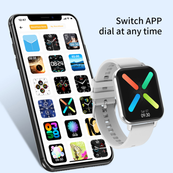 Color screen heart rate sleep monitoring fitness tracker