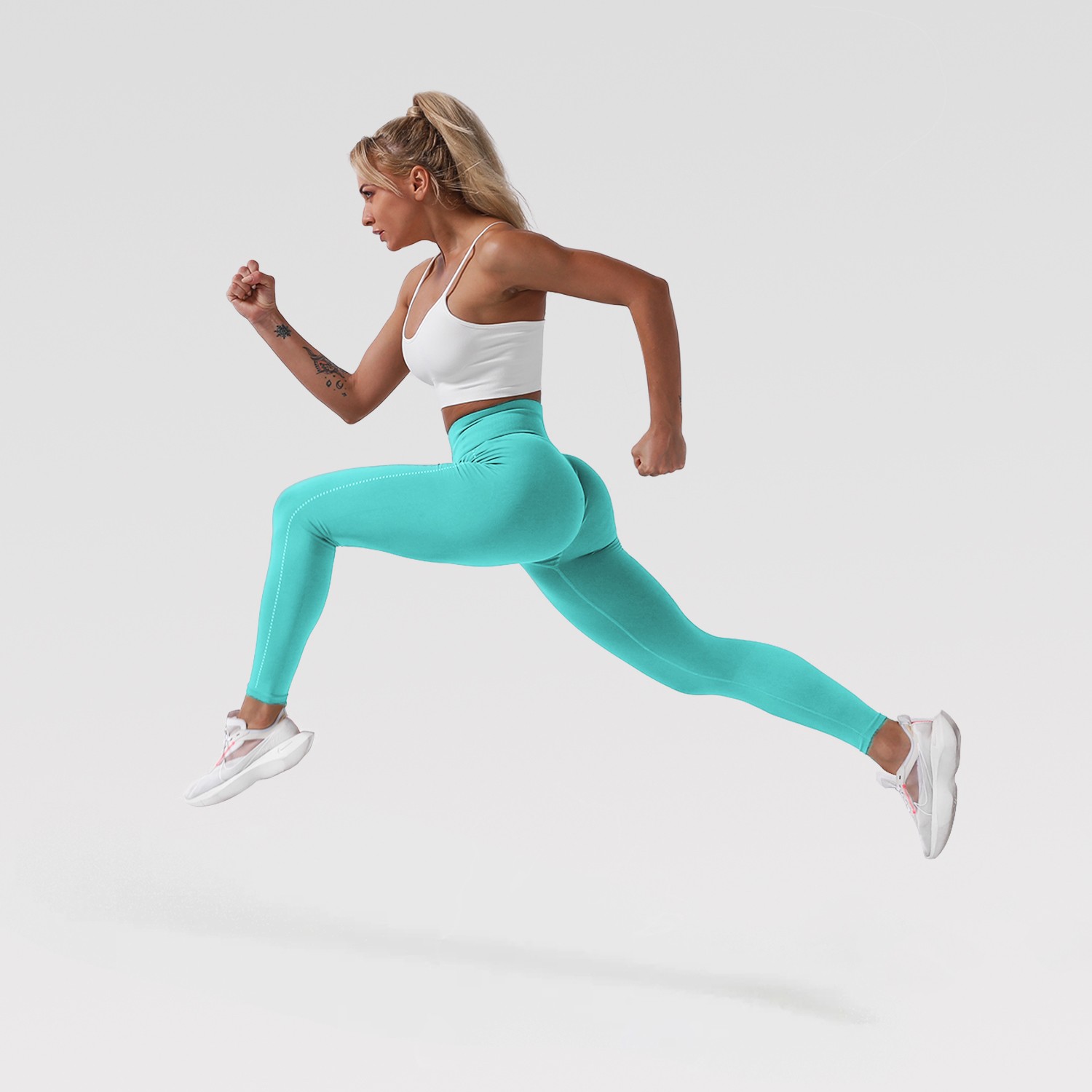 Women Seamless Leggings streatch fabric for easy movement