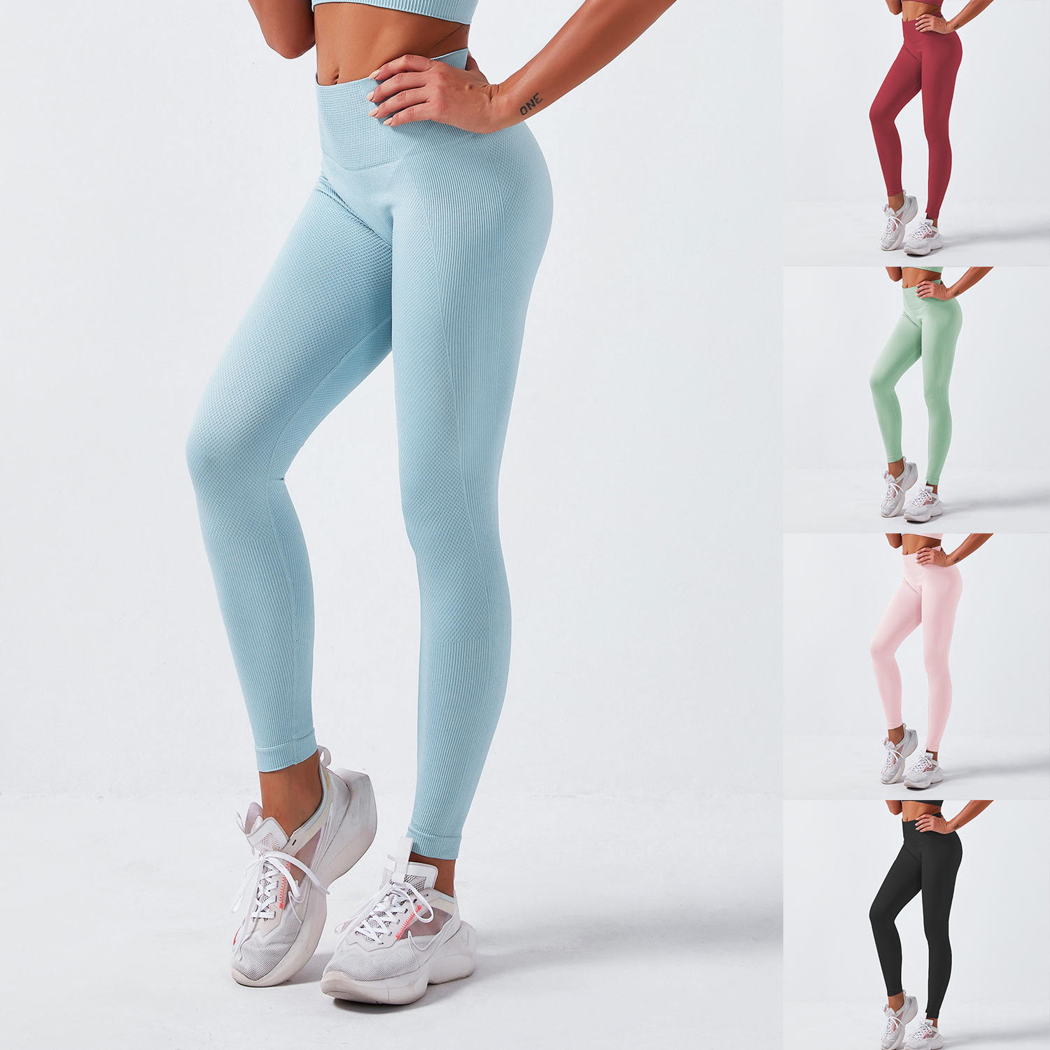 High waist stomach flattening Yoga pants for women