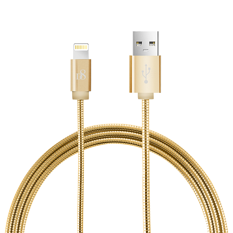 D8 Lightning USB Data Cable Metal Surface for all Iphone High Quality Fast Charging
