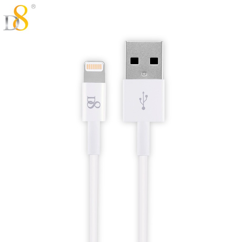 D8 Lightning Usb 1m  Data Cable for All Iphone High Quality Super Flexible Fast Charging PSC-0599