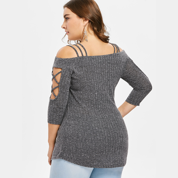 Women's Plus Size Sweater Cotton Polyester keeps you warmth all winter