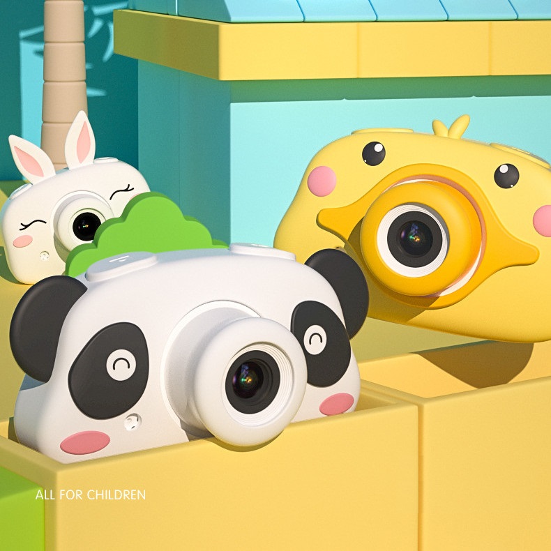 wifi children's camera mini SLR dual lens cute animal video camera digital camera toy factory