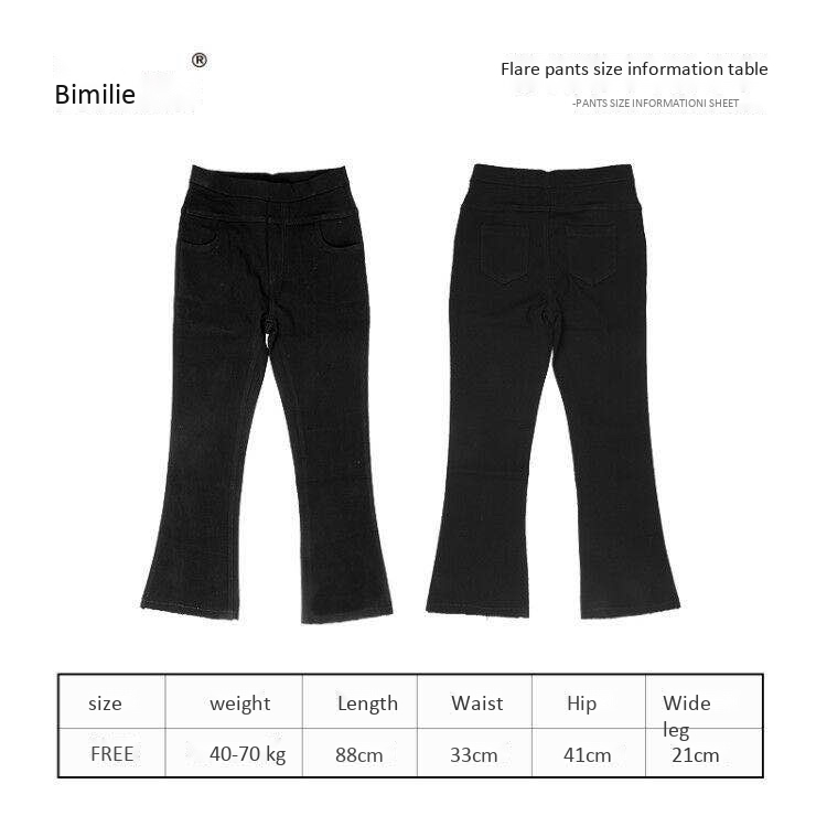 Women's magic pants size chart information