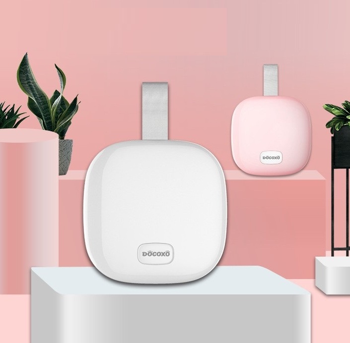 Portable mirror led light  mini flip round mirror double-sided  makeup mirror female portable folding with light