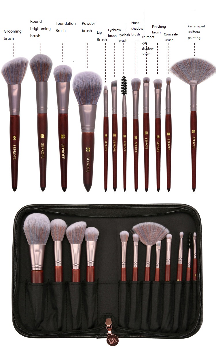 Women's makeup brush set pack of 12