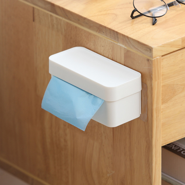 Wall-mounted garbage bag plastic bag storage box (minimum 2 pieces)