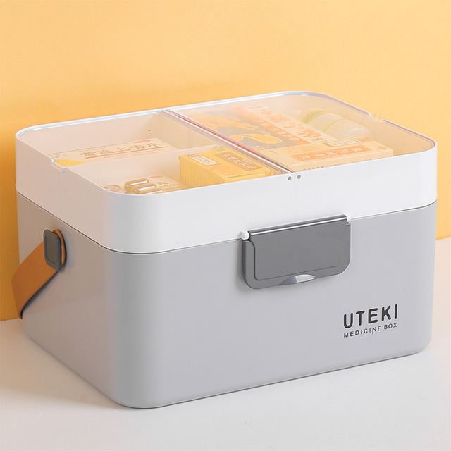 Household large storage box medicine cabinet family pack (2 pcs minimum sale)