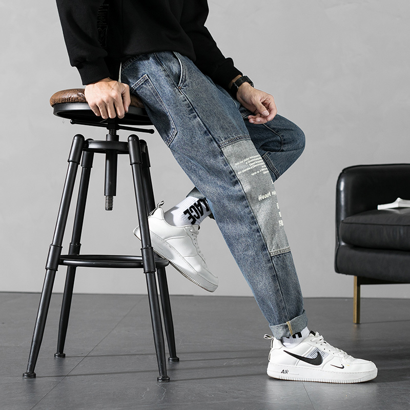 straight leg men's jeans