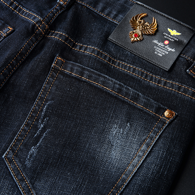 back pockets for carying your wallet in these blue jeans