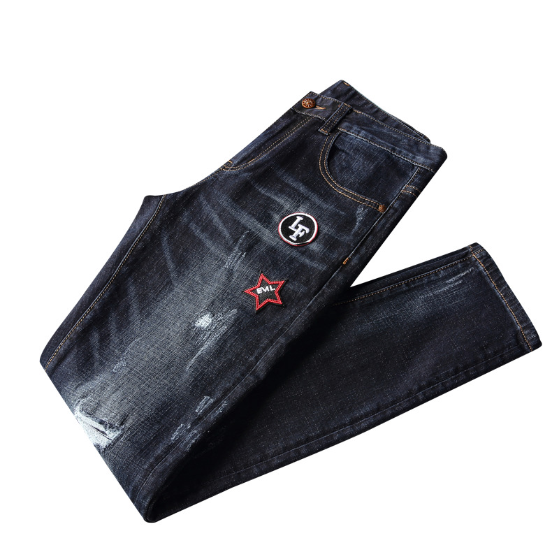 Comfortable Men's Straight-Leg Jeans